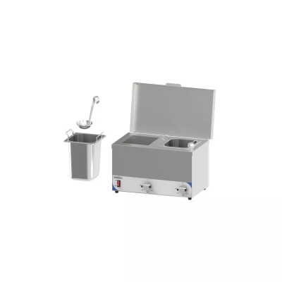BAIN MARIE À SAUCE COMPACT 2 CUVES
